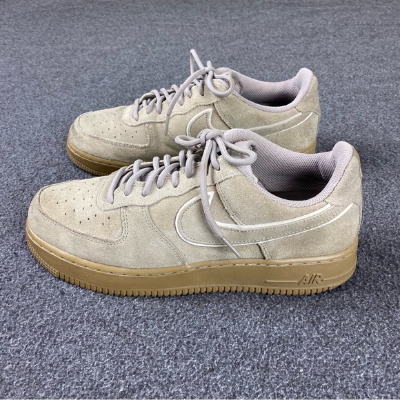 Nike Air Force 1 One Low Brown Suede Suede Men’s Size 8.5  AA1117-201 - Picture 4 of 9